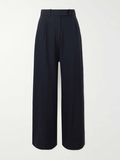 The Row Pleated wide leg pants at Collagerie