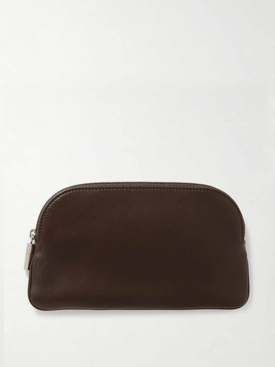 The Row E/W Circle leather pouch at Collagerie