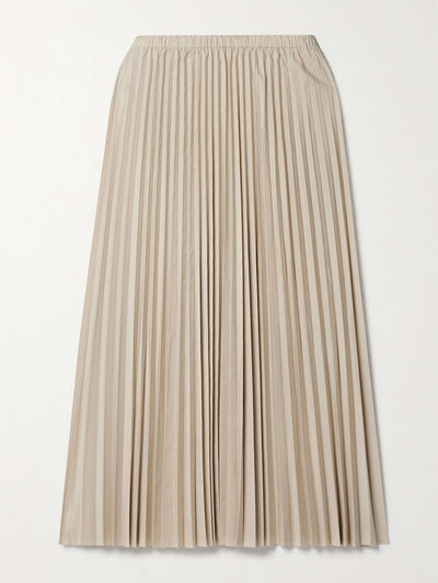 Tibi Pleated shell midi skirt at Collagerie