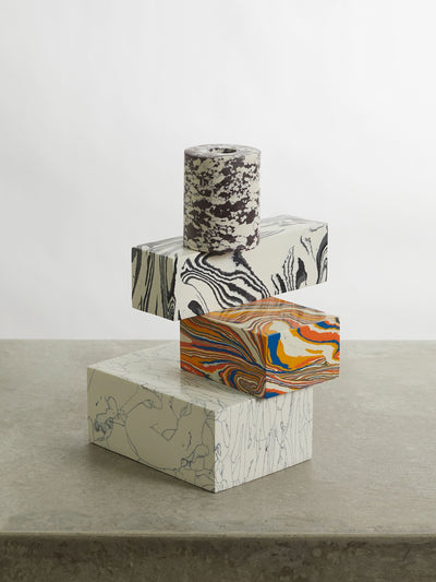 Tom Dixon Swirl recycled marble candelabra at Collagerie