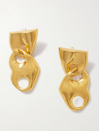 Tom Ford Gold-tone earrings at Collagerie