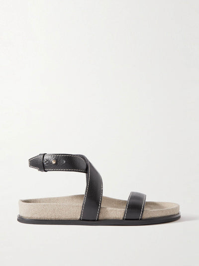 Totême Leather sandals at Collagerie
