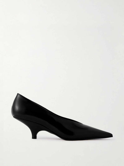 Totême The Wedge leather pumps at Collagerie