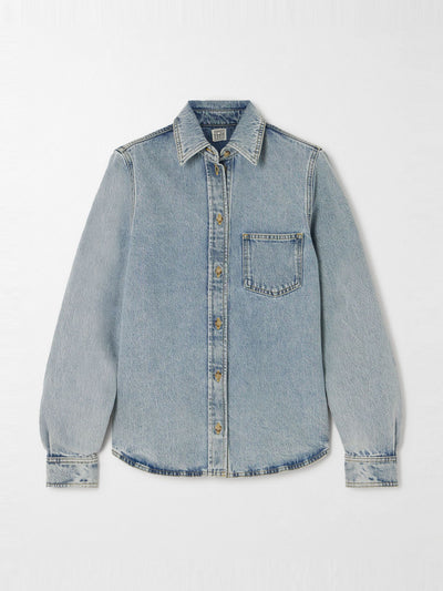 Totême Organic denim shirt at Collagerie