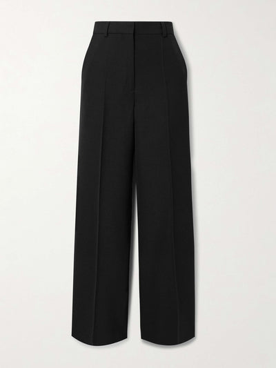 Totême Recycled grain de poudre straight-leg pants at Collagerie