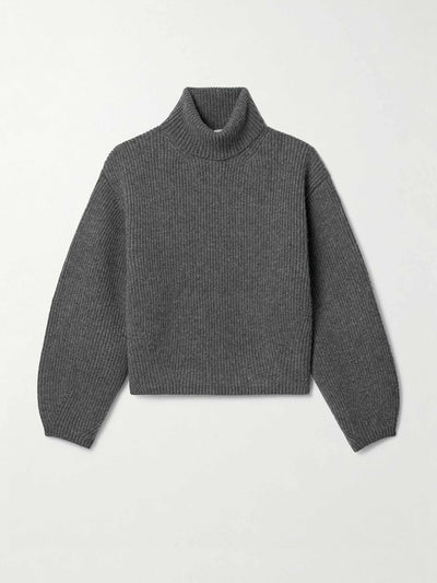 Totême Ribbed wool-blend turtleneck sweater at Collagerie