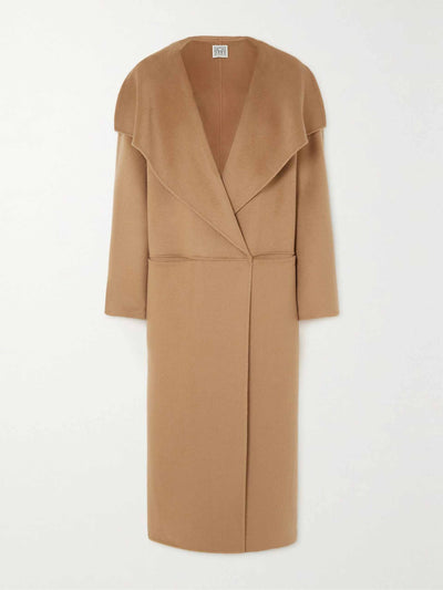 Totême Wool-blend coat at Collagerie