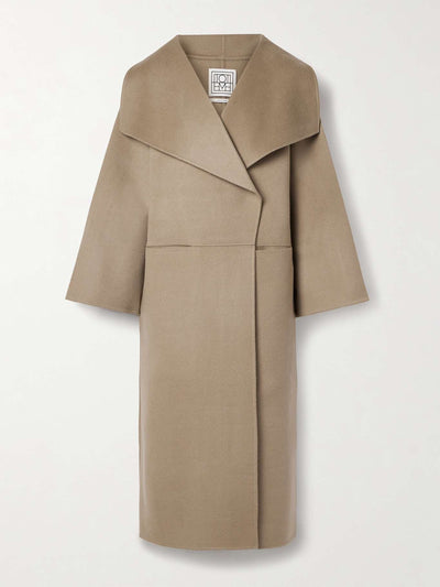 Totême Wool and cashmere-blend coat at Collagerie