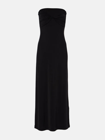 Tove Cate strapless twist-front stretch-jersey midi dress at Collagerie