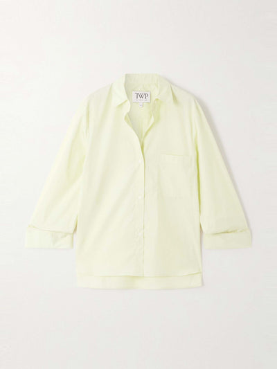 TWP Next Morning cotton-poplin shirt at Collagerie