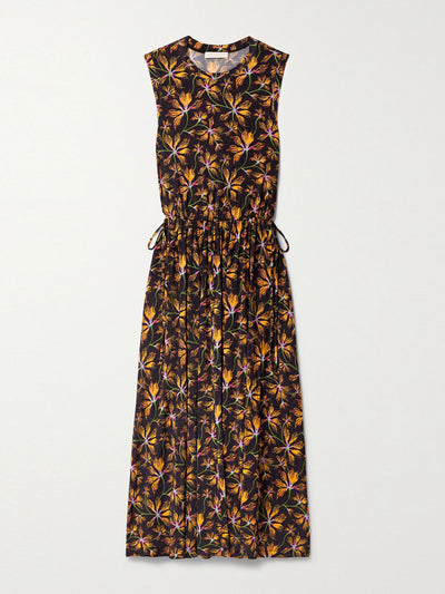 Ulla Johnson Clea floral-print stretch-jersey midi dress at Collagerie