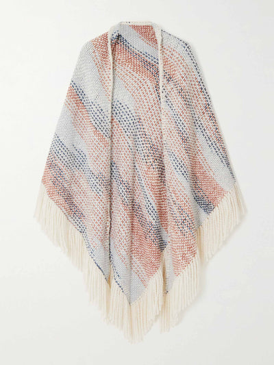 Ulla Johnson Fringed wool wrap at Collagerie