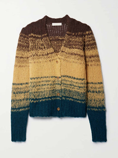 Ulla Johnson Knitted alpaca-blend cardigan at Collagerie