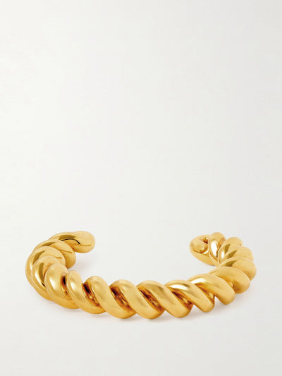 Uncommon Matters Twist gold vermeil cuff at Collagerie