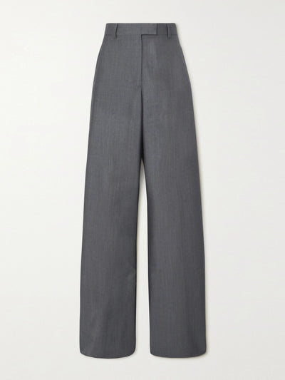 Valentino Garavani Mohair and wool-blend wide-leg pants at Collagerie