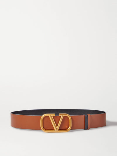 Valentino Garavani VLogo reversible leather belt at Collagerie