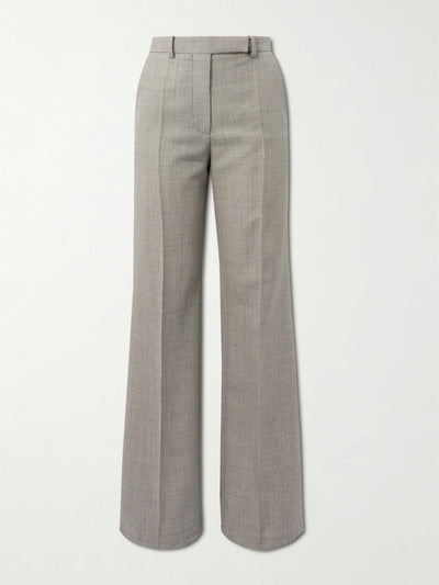 Valentino Garavani Houndstooth wool and mohair-blend wide-leg pants at Collagerie