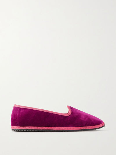 Vibi Venezia Velvet slippers at Collagerie