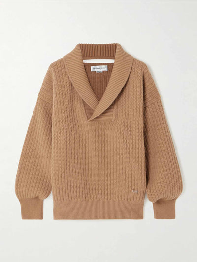 Victoria Beckham Ribbed wool sweater at Collagerie