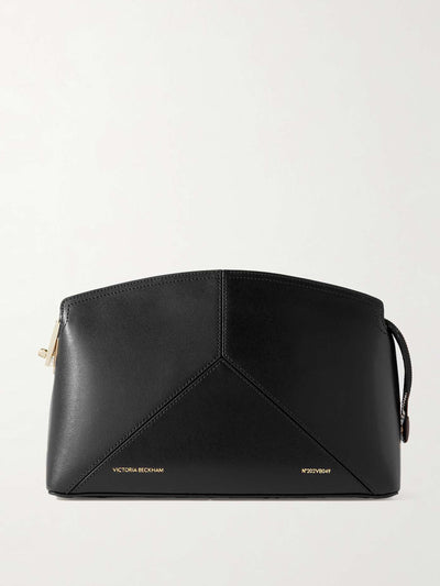 Victoria Beckham Victoria paneled leather clutch at Collagerie