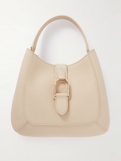 Ralph Lauren Welington mini textured-leather shoulder bag at Collagerie