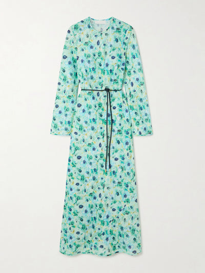 Zimmermann Lightburst floral-print linen maxi dress at Collagerie