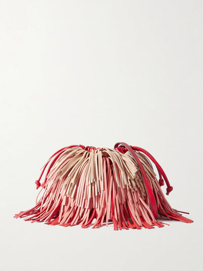 Zimmermann Fringed leather shoulder bag at Collagerie