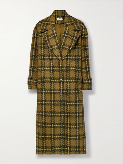 Zimmerman Checked wool-tweed coat at Collagerie