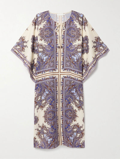 Zimmermann Ottie paisley-print linen kaftan at Collagerie