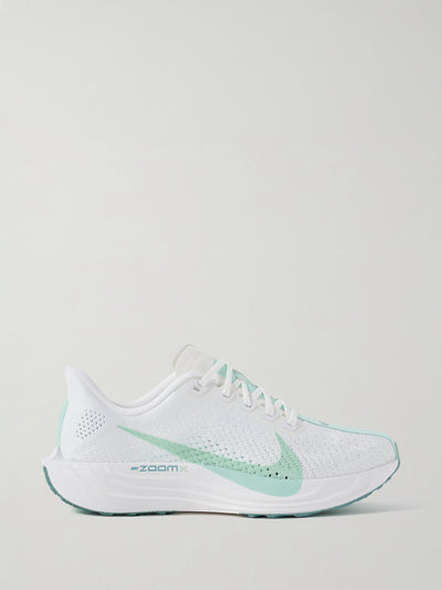 Nike Pegasus Plus rubber-trimmed Flyknit sneakers at Collagerie