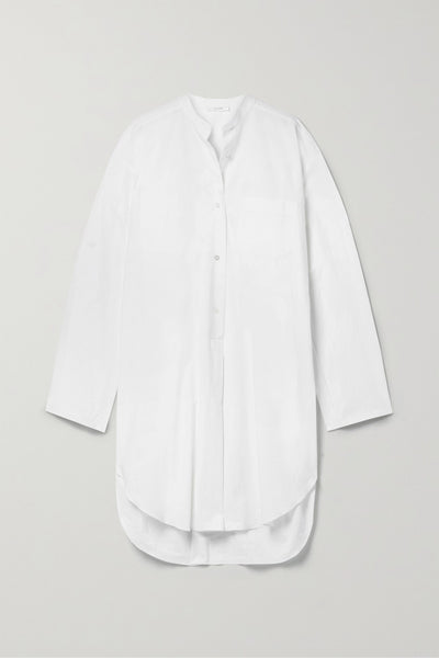 The Row White cotton-poplin shirt at Collagerie