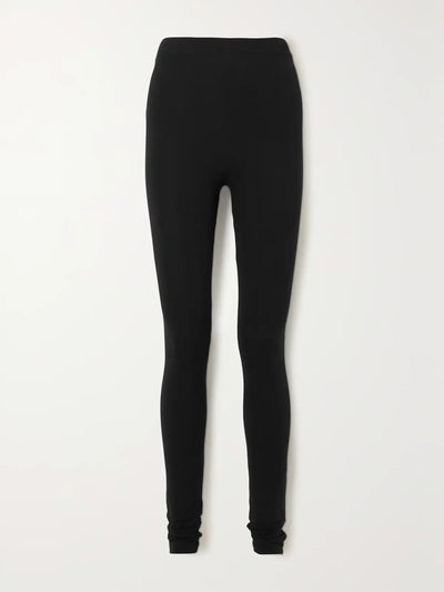 Totême Cork stretch-jersey leggings at Collagerie