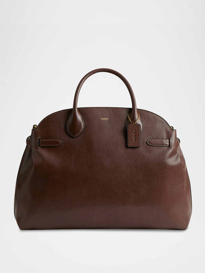 Coach Empire 48 soft leather carryall top-handle bag at Collagerie