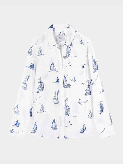 Rails Sailboats Kathryn button-front shirt at Collagerie