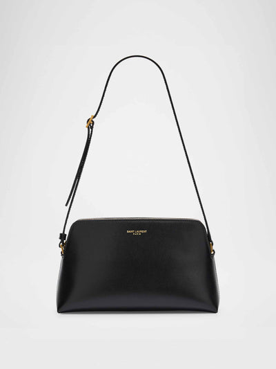 Saint Laurent Mini pouch on strap shoulder bag in leather at Collagerie