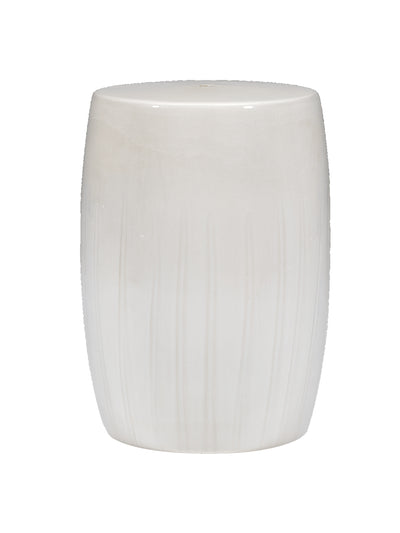 Neptune Beswick white ceramic stool at Collagerie