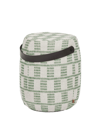 Neptune Milo stool in Green Cove at Collagerie