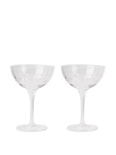 Neptune Champagne coupe (set of 2) at Collagerie