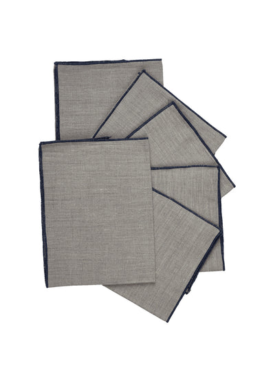 Neptune Lucien linen napkins (set of 6) at Collagerie