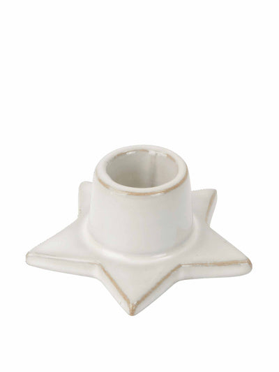 Neptune Ceramic dinner candle holder at Collagerie