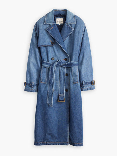 Levi's 100% cotton Spade trench coat at Collagerie