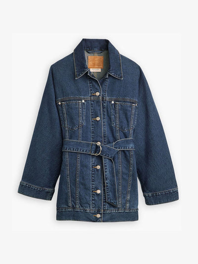 Levi's Belted dolman trucker jacket at Collagerie