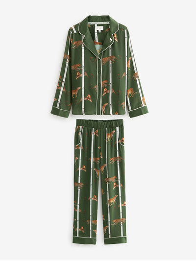 B by Ted Baker Floral satin button through pyjamas at Collagerie