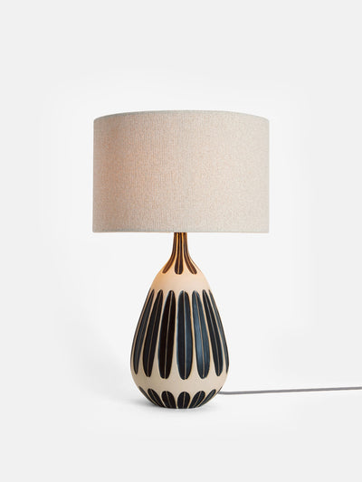 Next Black diya table lamp at Collagerie