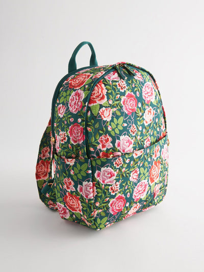 Cath Kidston Green rose compact backpack at Collagerie