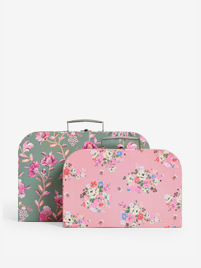 Cath Kidston Pink floral storage boxes (set of 2) at Collagerie