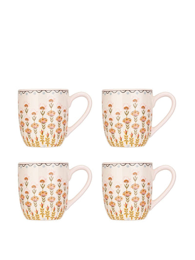 Cath Kidston Pink breakfast mugs (set of 4) at Collagerie