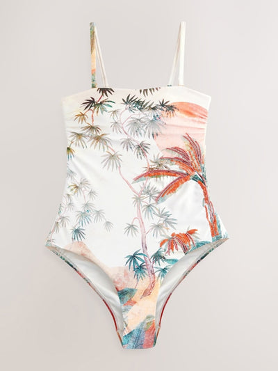 Next Beaded bandeau swimsuit at Collagerie