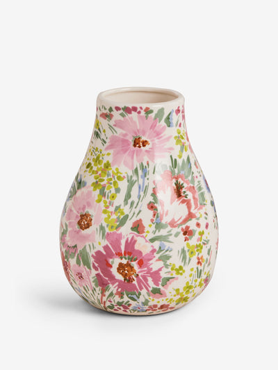 Next Pretty floral print ceramic flower vase at Collagerie