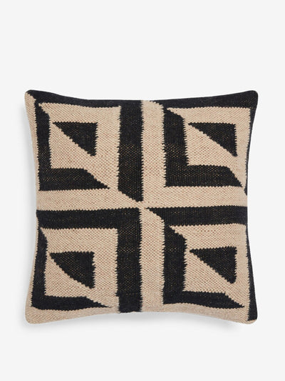 French Connection Sundial woven wool cushion at Collagerie